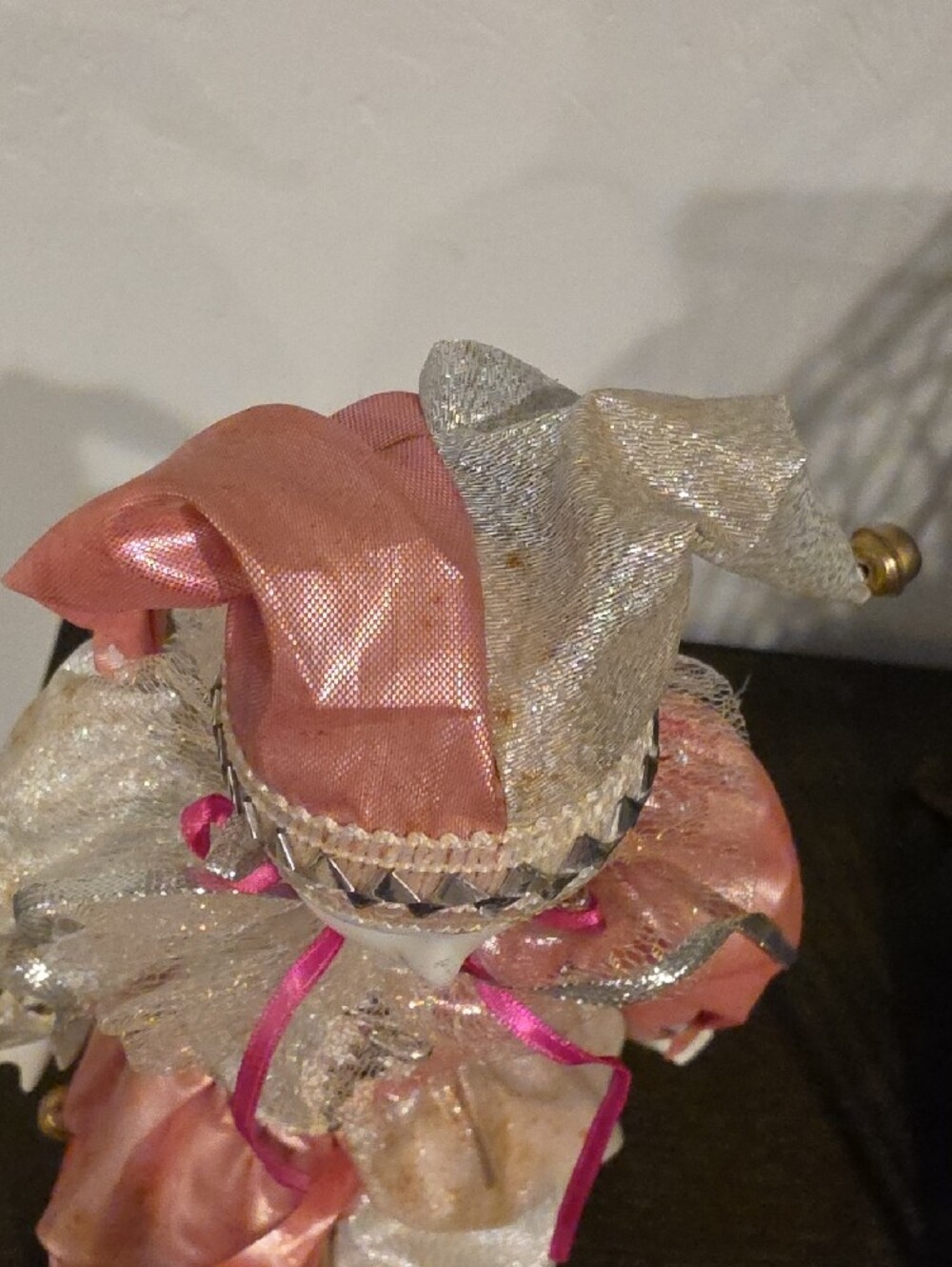 Pierrot clowns Harlequin doll - Picture 12 of 16